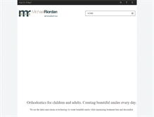 Tablet Screenshot of mrortho.com